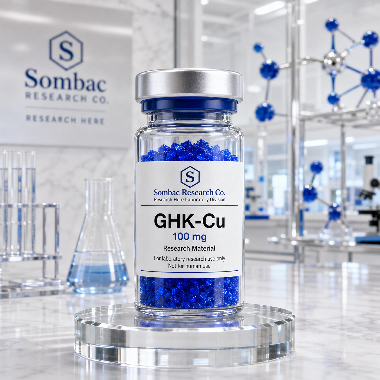 GHK-Cu 100 mg research material
